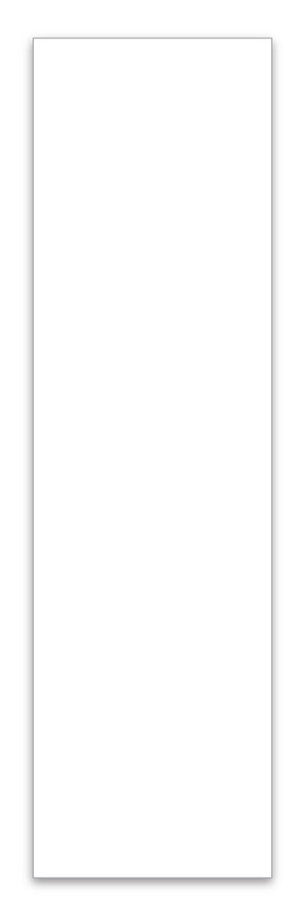 Blank Exterior Addendum Stickers (3.125" x 11")