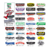 Trunk Stickers - White Vinyl | US Auto Supplies