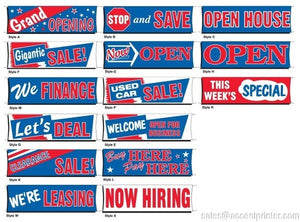 thumbnail image 2 of ASP Under The Hood Sign – 3D Car Lot Dealership Kit, Red & White, 29 X 41, Corrugated Plastic, Weatherproof 2 of 5