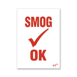Smog OK Windshield Inspection Sticker | US Auto Supplies