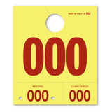 Yellow Service Mirror Hang Tag | US Auto Supplies