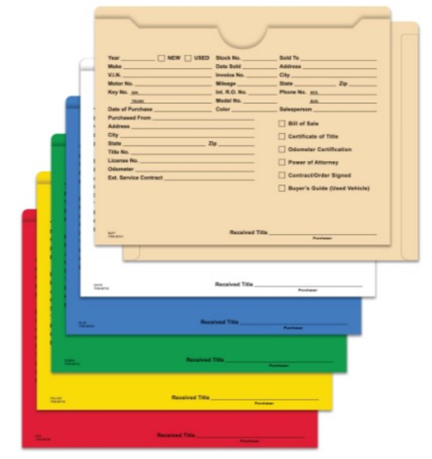 Deal Jacket Checklist.pdf Ultra HD Vehicle Deal Jackets | 150# Heavy Duty Stock | US AUTO SUPPLIES