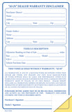 As Is Warranty Disclaimer Forms | US Auto Supplies