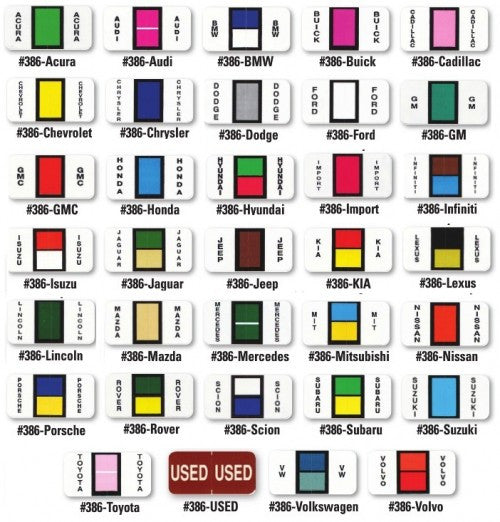 Filing System Labels For Auto Brands | US Auto Supplies | US AUTO SUPPLIES