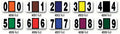Color Coded Filing Labels | US Auto Supplies