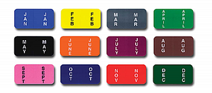 dealer supply I Color Code Month Labels SET | US Auto Supplies