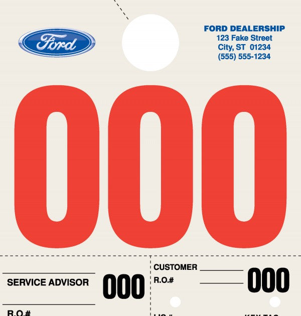 Custom HD Service Tags | US Auto Supplies | US AUTO SUPPLIES