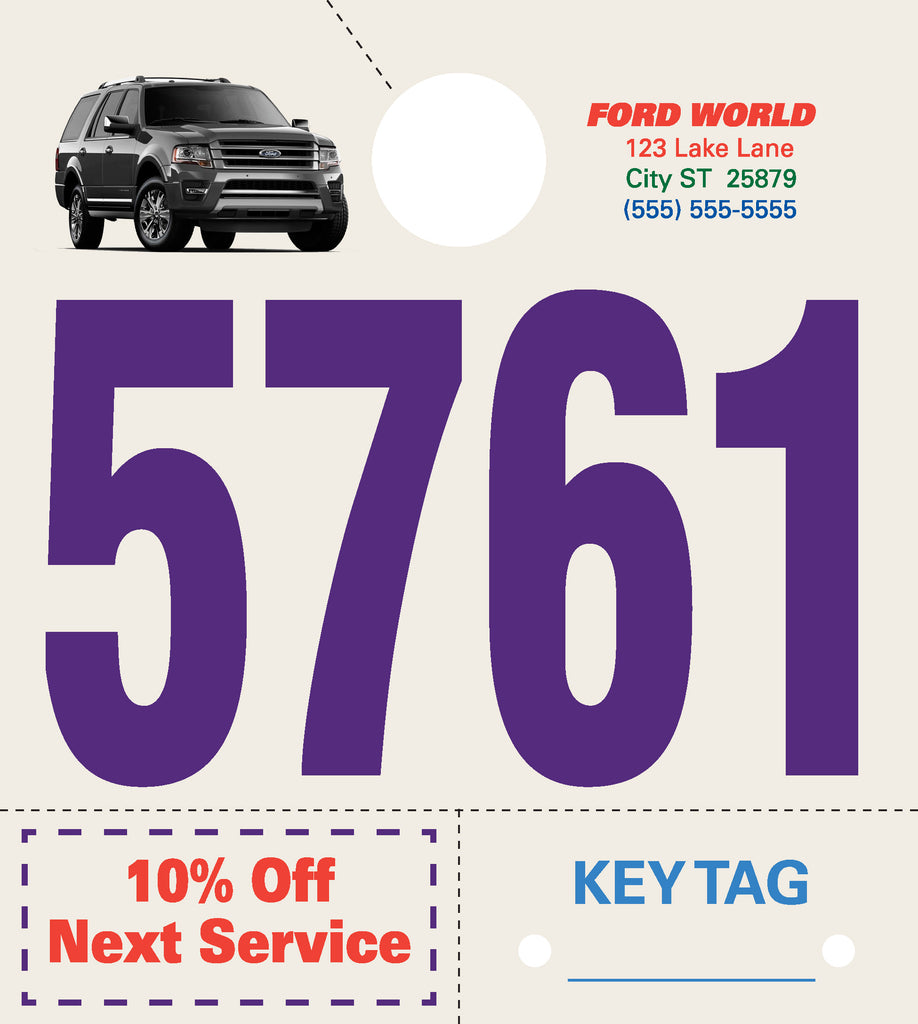 Custom HD Service Tags | US Auto Supplies | US AUTO SUPPLIES