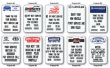 Oil Change Reminder Stickers | US Auto Supplies