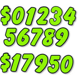Windshield Number Stickers - US Auto Supplies