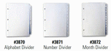 car dealer supplies I Color Code Filing dividers - US Auto