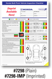 Honda Multi-Point Inspection Forms - US Auto Supplies 