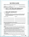 Used Car Buyers Guide Form | US Auto Supplies