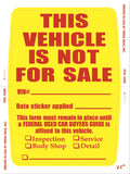 Not For Sale Sticker PLUS - US Auto Supplies