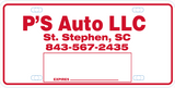 Car Dealer Temp Plate Tag | US Auto Supplies