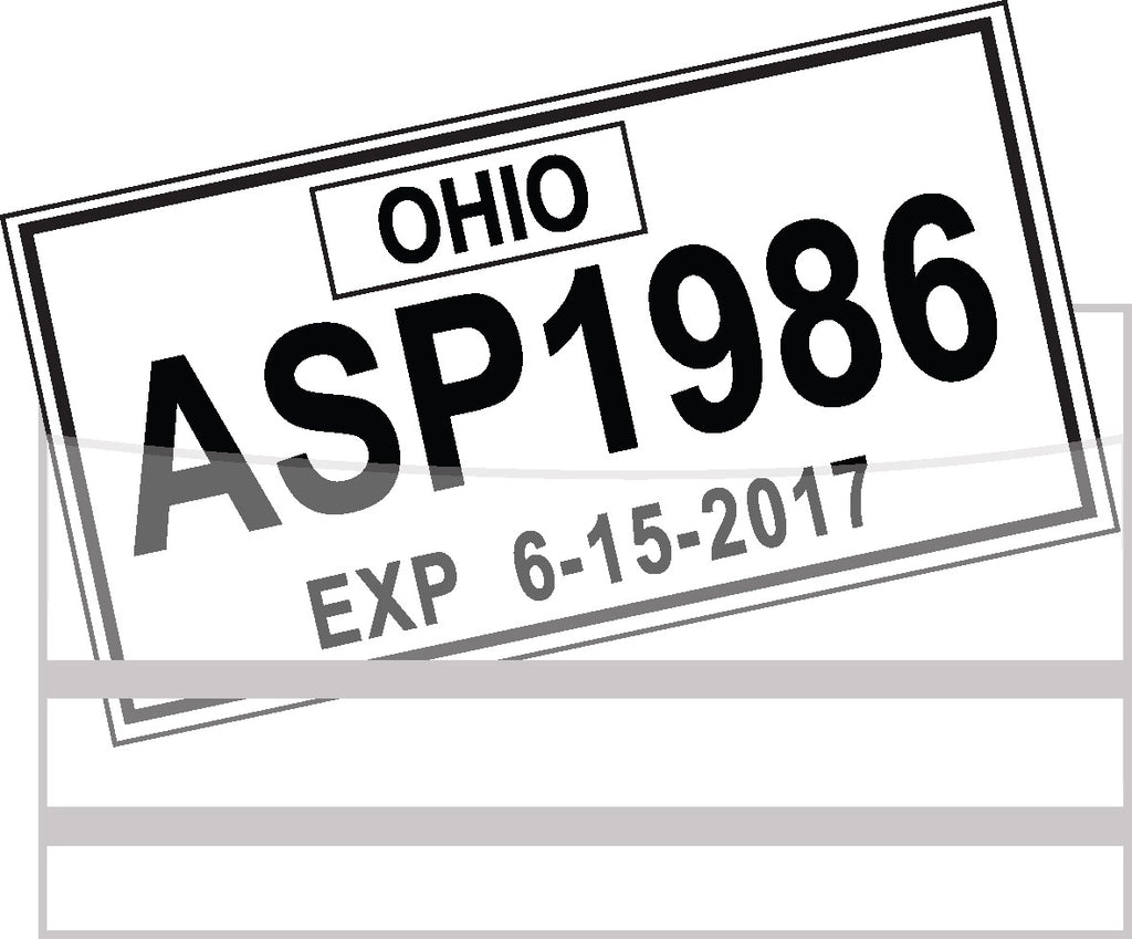 Temporary License Plate Protectors | US Auto Supplies