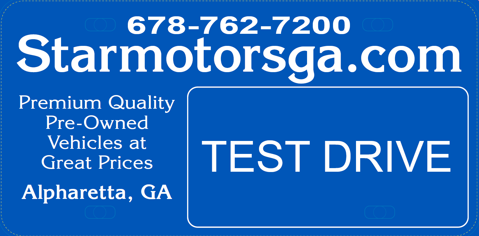 Dealership License Plate Inserts US Auto Supplies US AUTO SUPPLIES