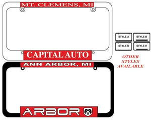 Reflective Tape Plate Frames - US Auto Supplies