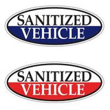 Vehicle Sanitized Windshield Stickers | US Auto Supplie