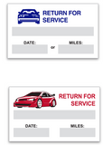 Oil Service Stickers | US Auto Supplies