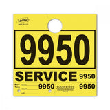Yellow Service Hang Tags | US Auto Supplies