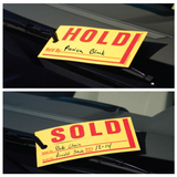 Sold Hold Tags For Car Dealers | US Auto Supplies
