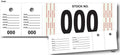 Vehicle Stock Number Tags (500 Set)