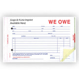 We Owe Forms at US Auto Supplies